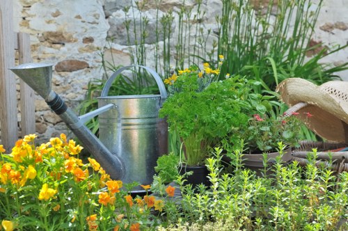 Sevenkings garden soft landscaping process showing site preparation and planting